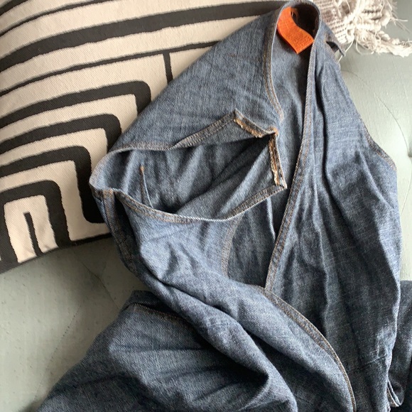 Wrap denim dress - Picture 3 of 7